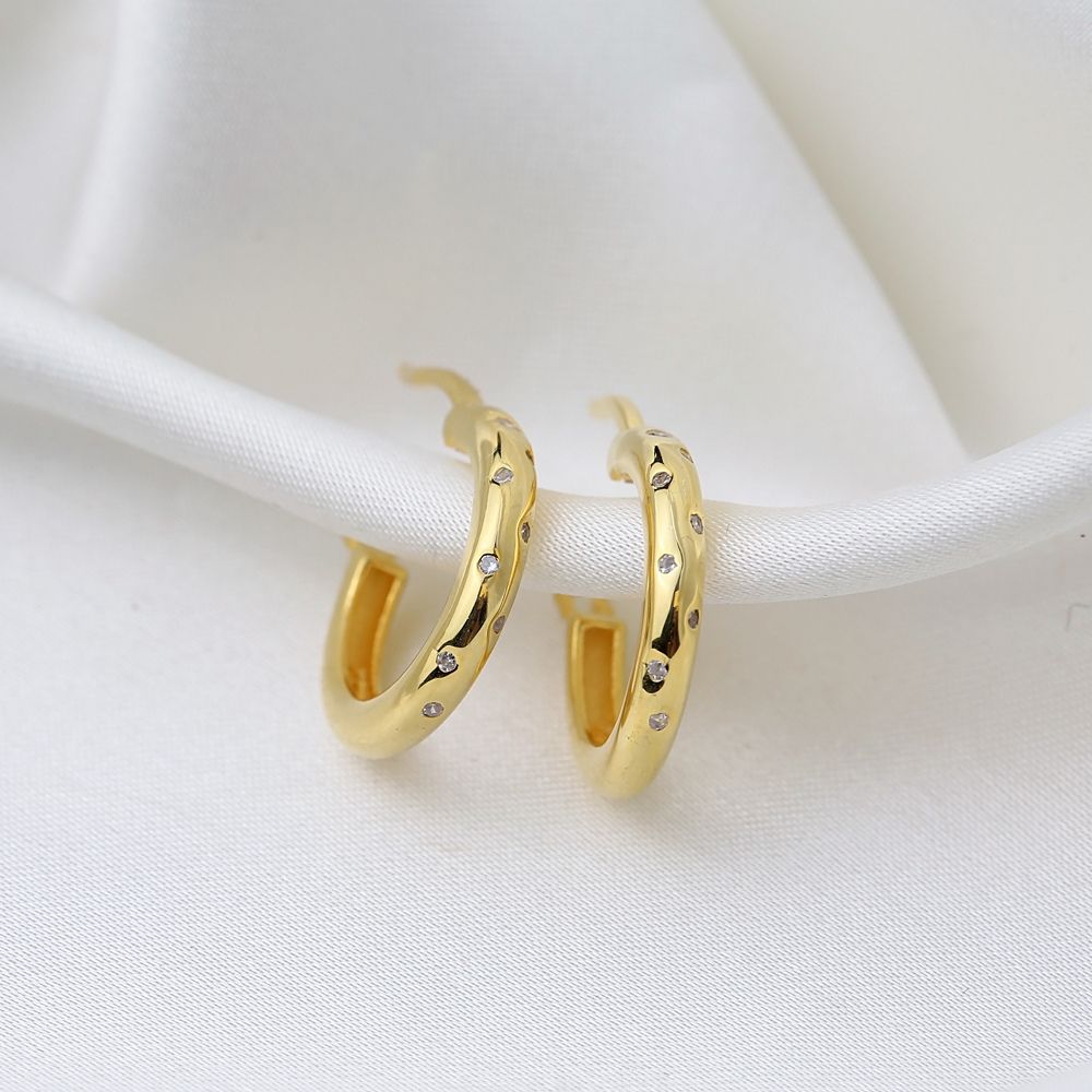 MAHSA Hoops-Earrings-18K Gold Vermeil-Signorina Leyla