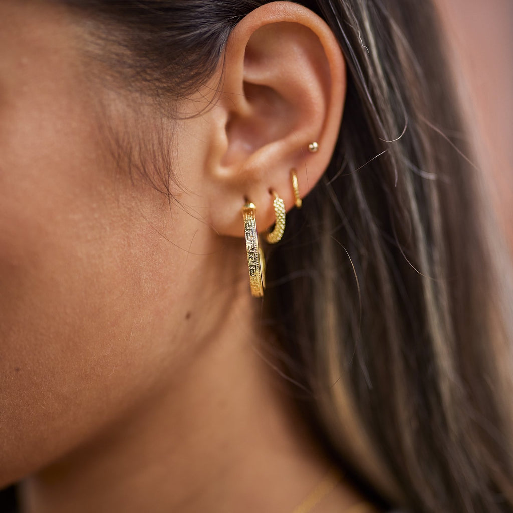 HAYA Hoops-Earrings-18K Gold Vermeil-Signorina Leyla