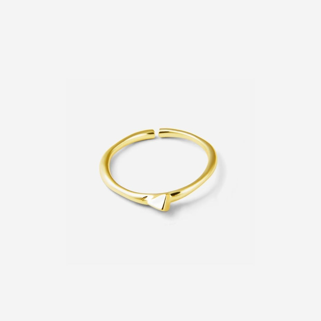 MAYLA Ring-Rings-18K Gold Vermeil & Onyx-Signorina Leyla