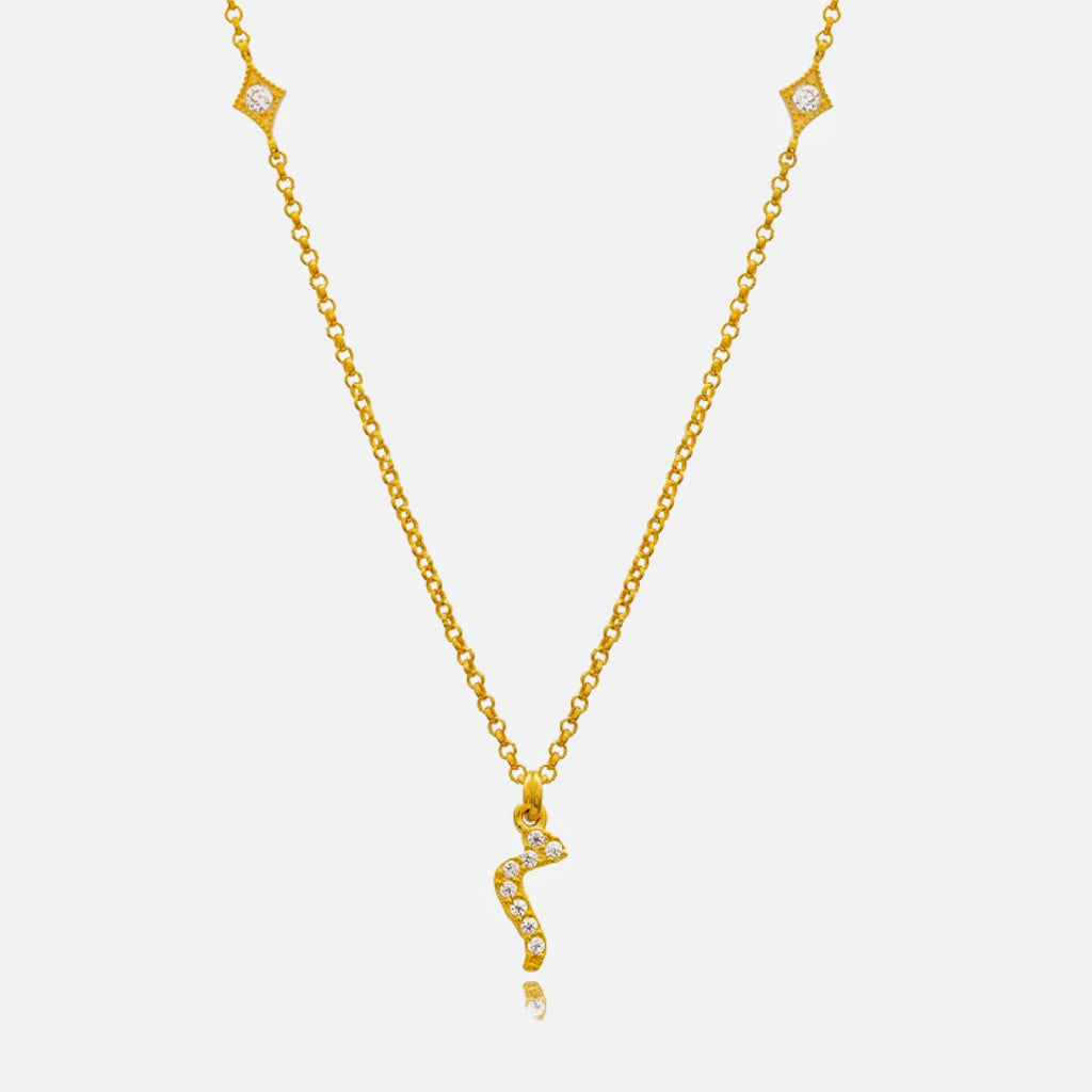 MIIM Necklace-Necklaces-18K Gold Vermeil & Zirkonia-Signorina Leyla